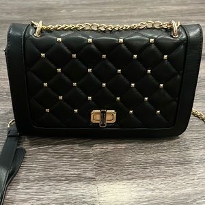Black Studded Crossbody